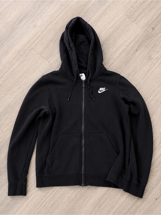 Nike Other - Nike Full Zip Hoodie Youth Small Black Fleece Swoosh